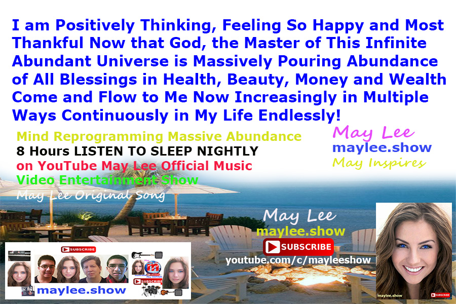 mind reprogramming massive abundance 8 hours listen to sleep nightly may lee music video on youtube luxury